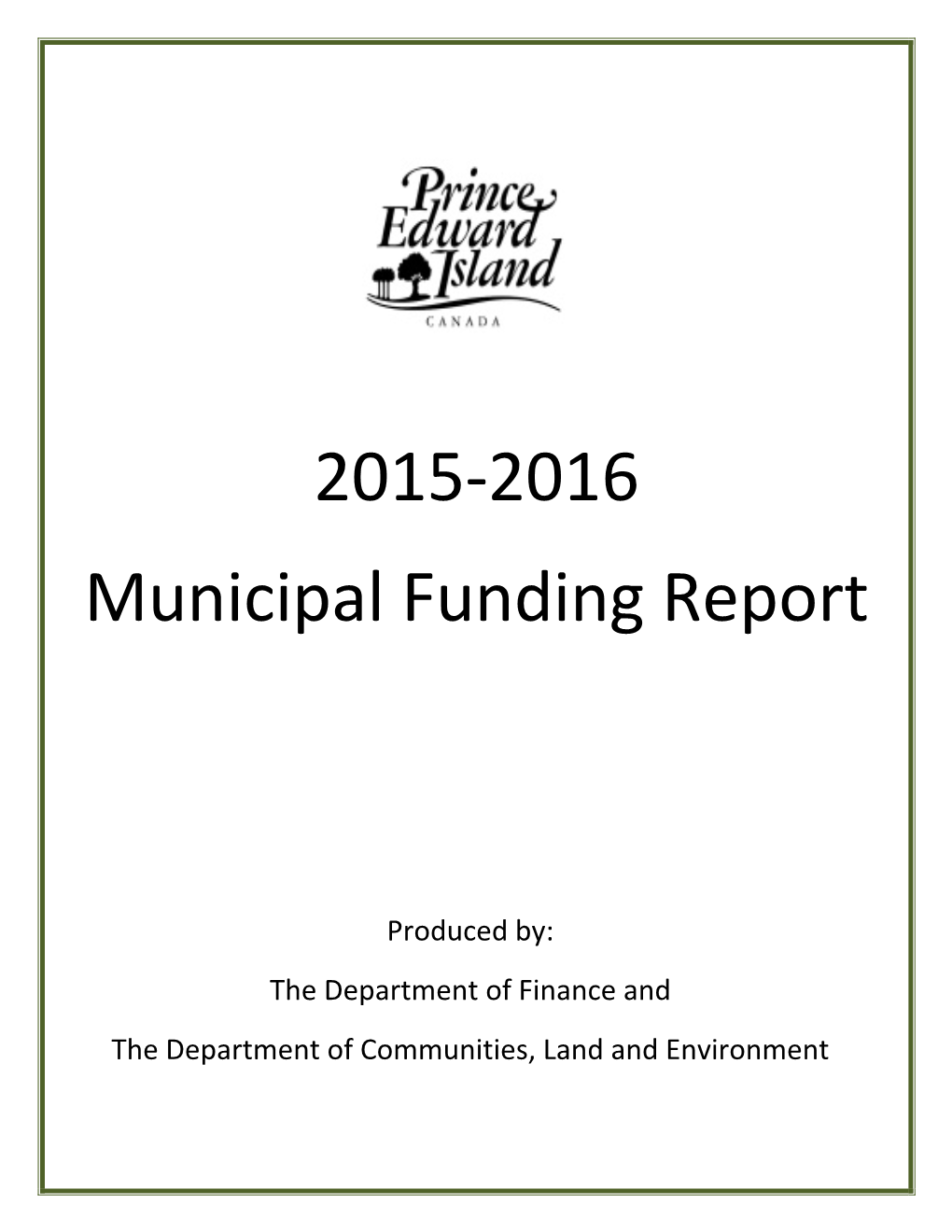 Funding Report 15.16