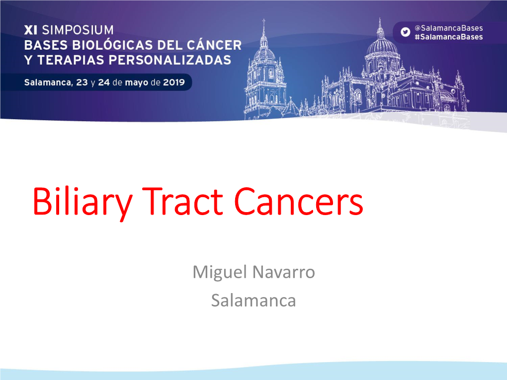 Biliary Tract Cancers