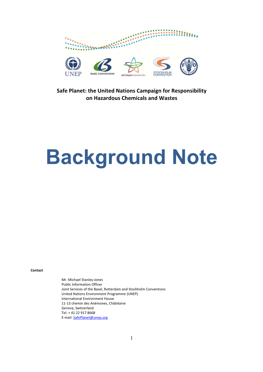 Background Note