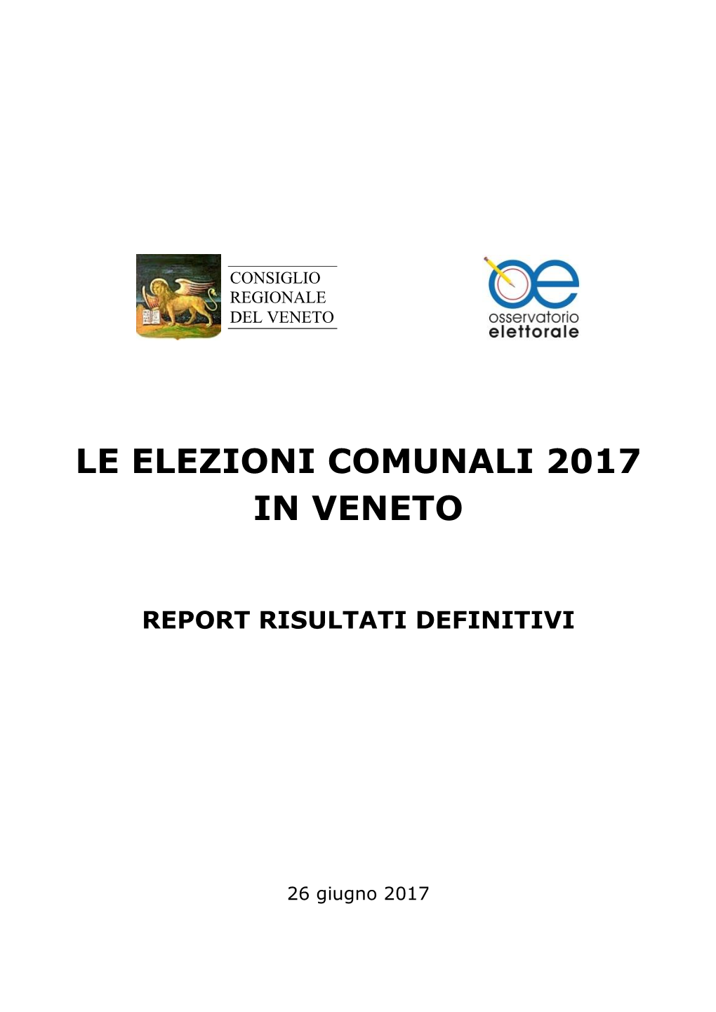 Le Elezioni Comunali 2017 in Veneto