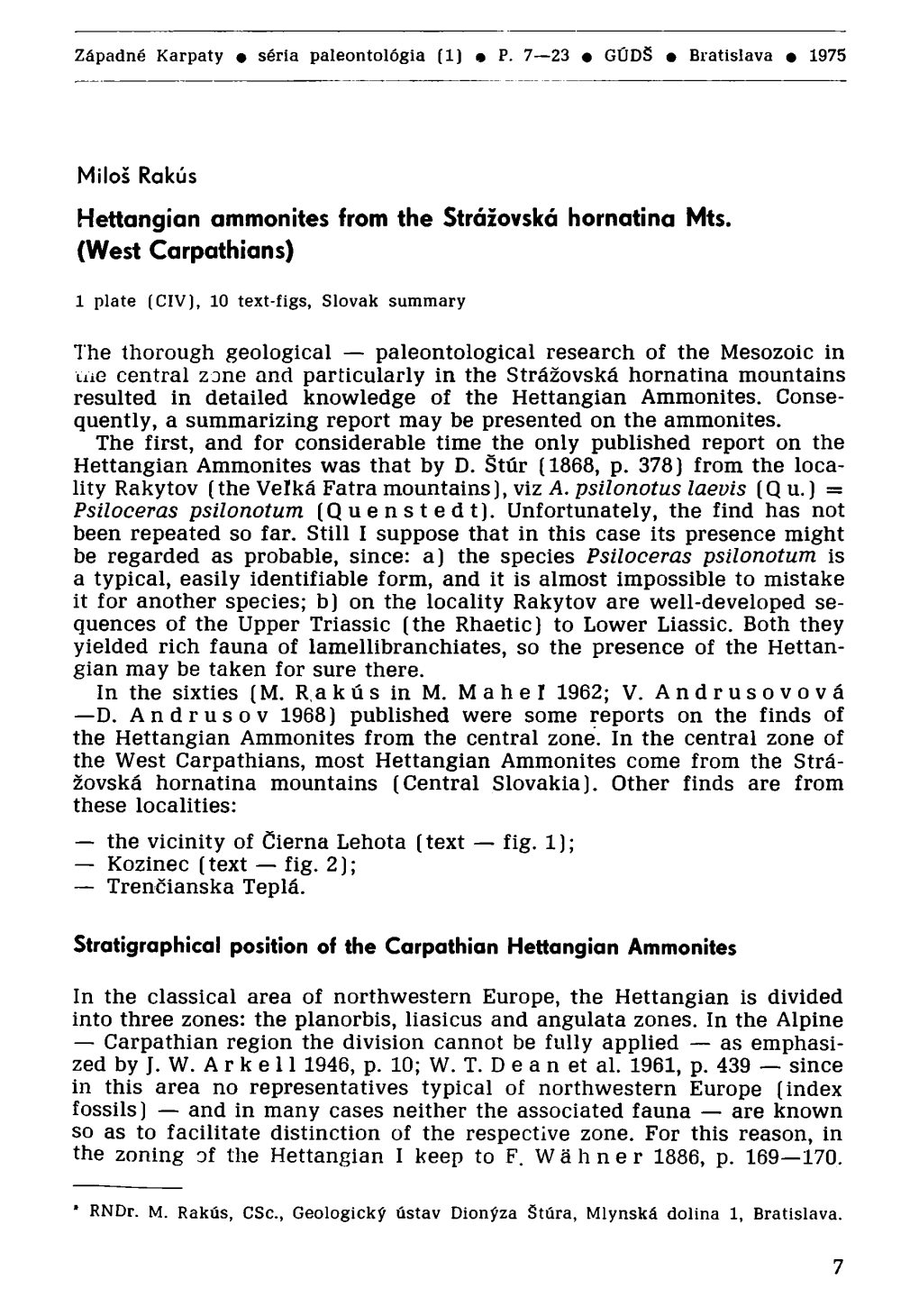 Paleontological Research of the Mesozoic in Uie Central Zone And