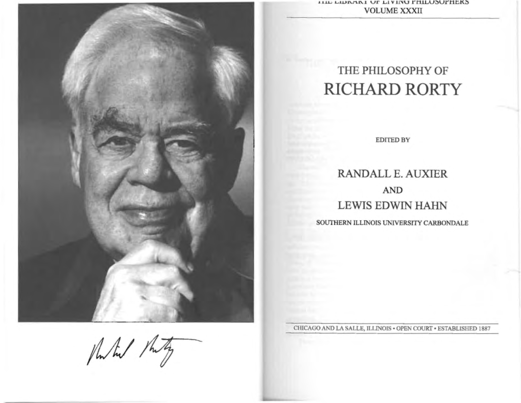 Richard Rorty