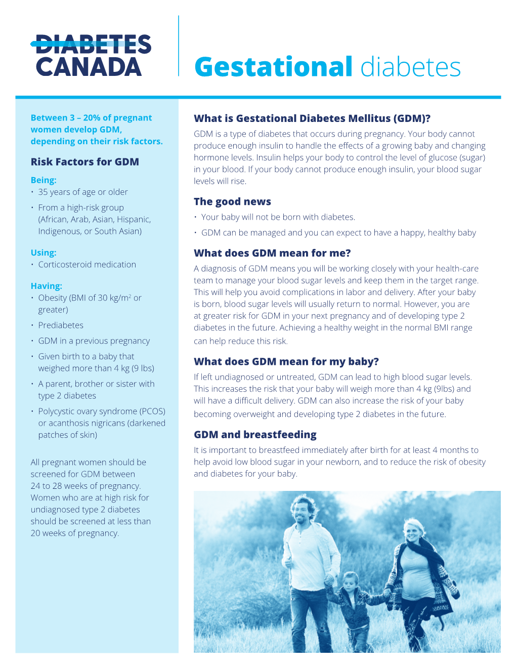 Gestational Diabetes Fact Sheet