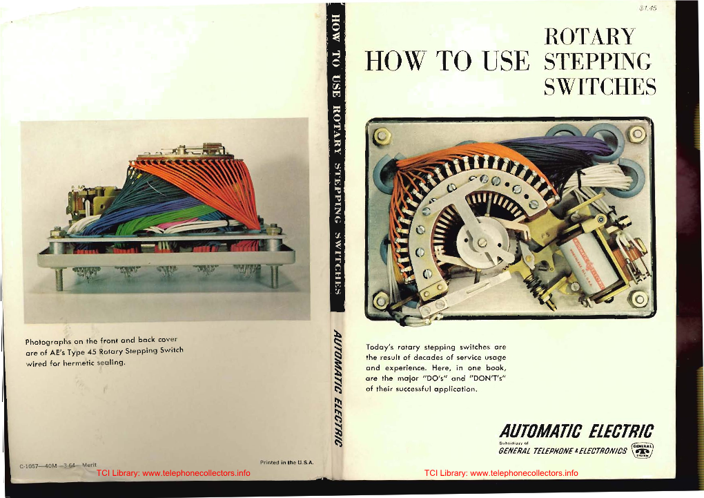 How to Use Rotary Stepping Switches Wisely and Fig