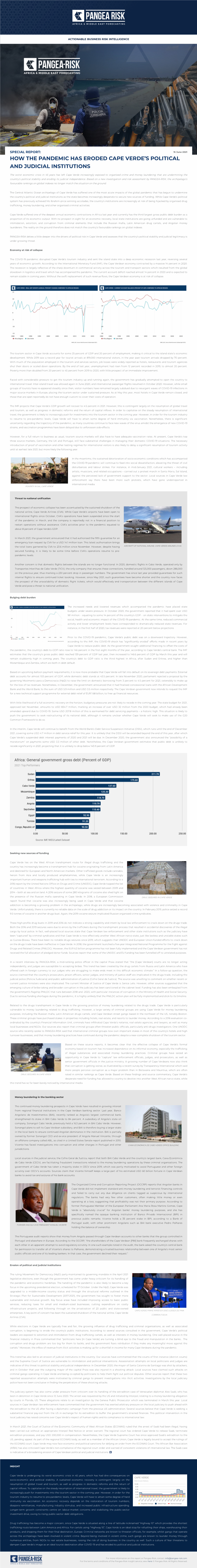 How the Pandemic Has Eroded Cape Verde's Political and Judicial Institutions