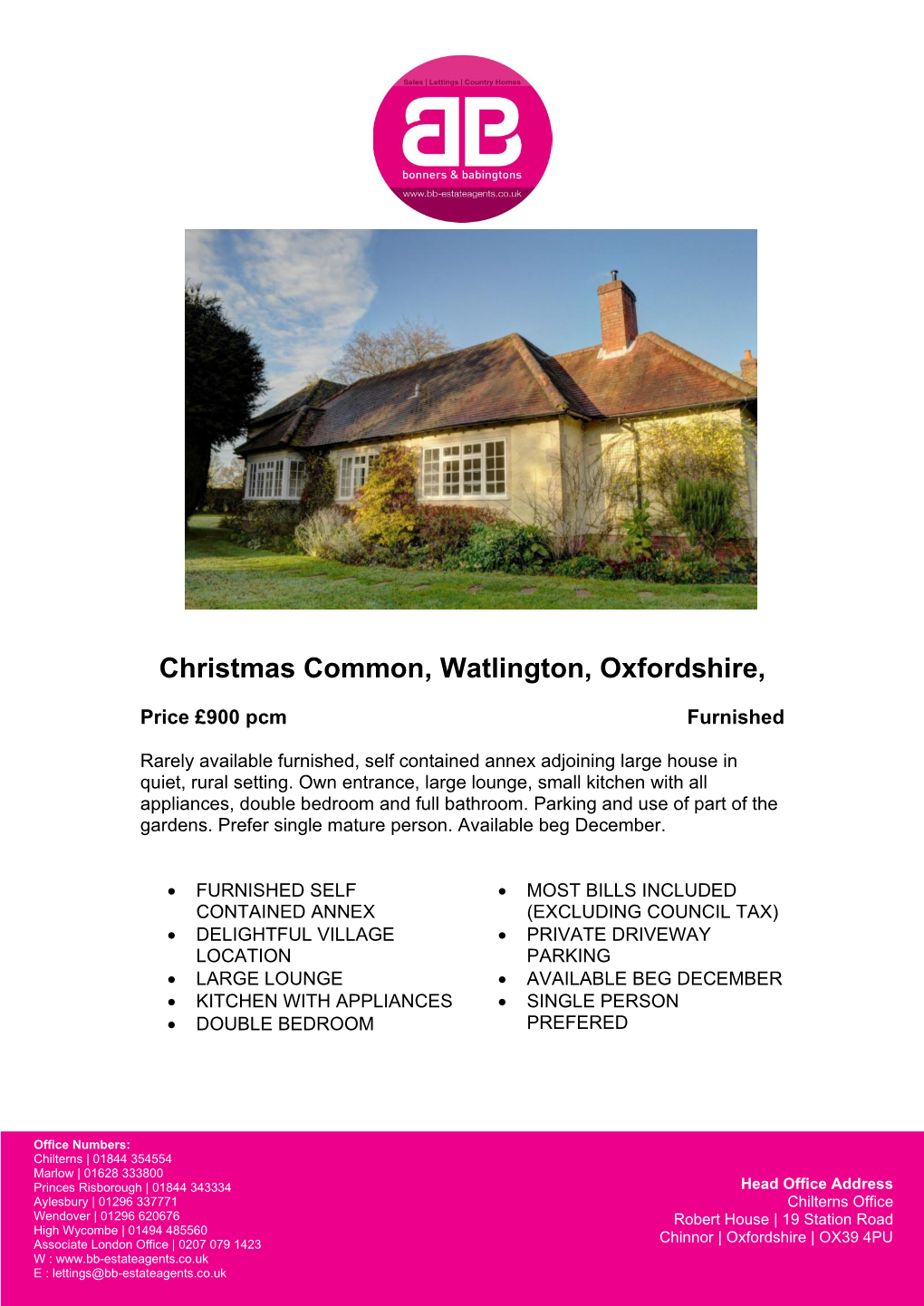 Christmas Common, Watlington, Oxfordshire