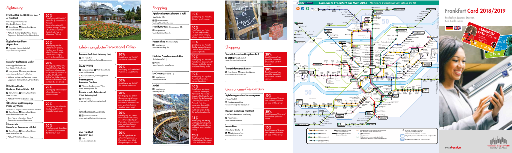 Frankfurt Card 2018/2019 Apfelweinkontor Kalveram & Rühl Ober-Eschbach 10 % Oberursel Stadtmitte Okarben ETS Gmbh & Co