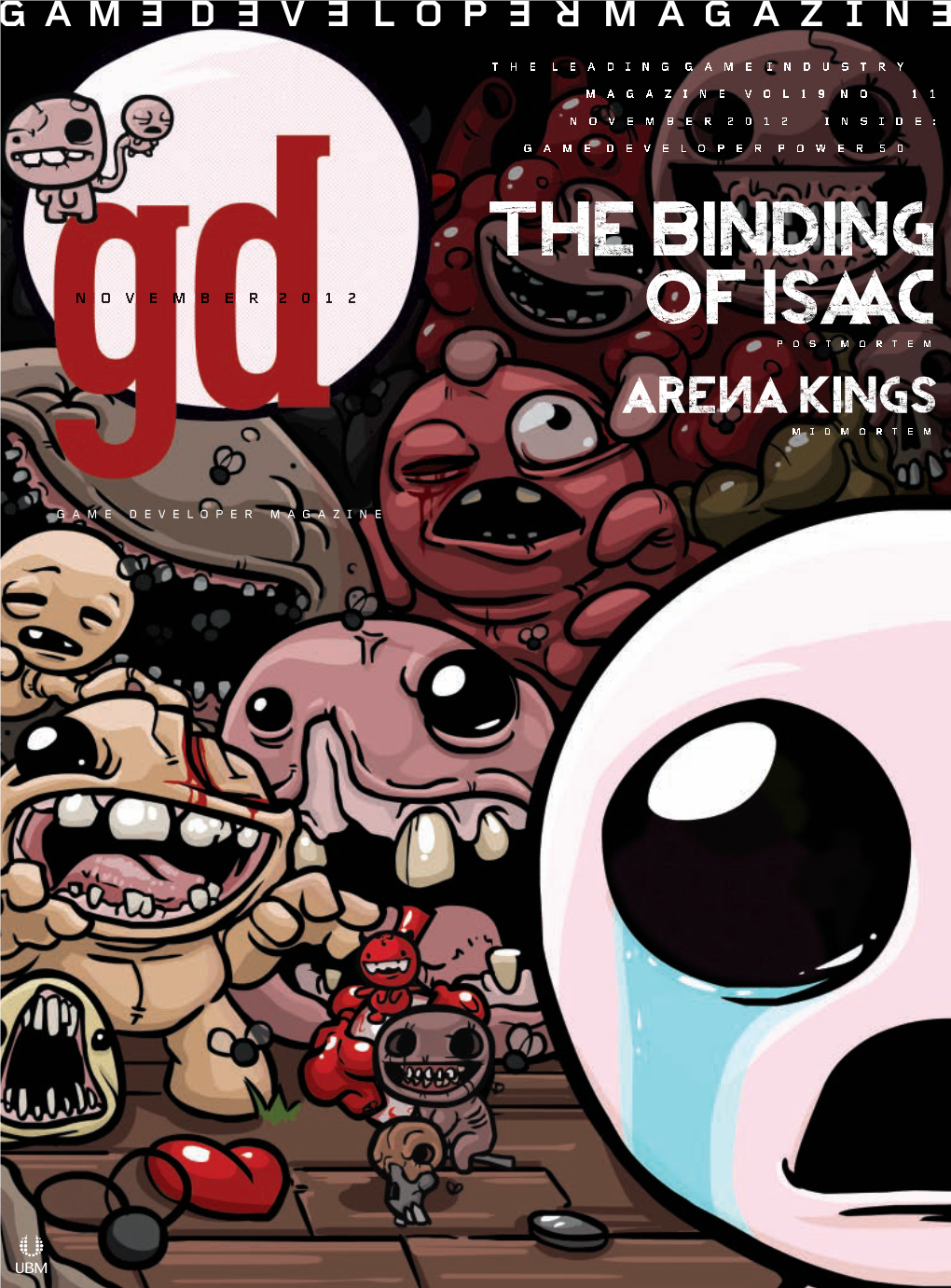 Game Developer Power 50 the Binding November 2012 of Isaac