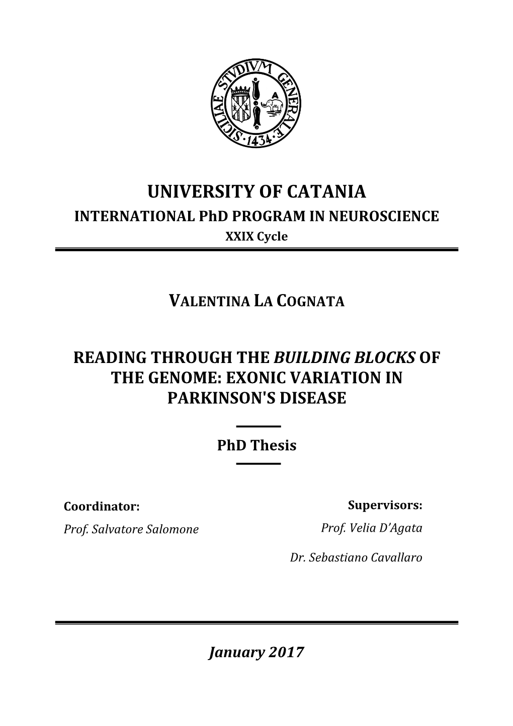 Reading Through the Building Blocks of the Genome: Exonic Variation in PD