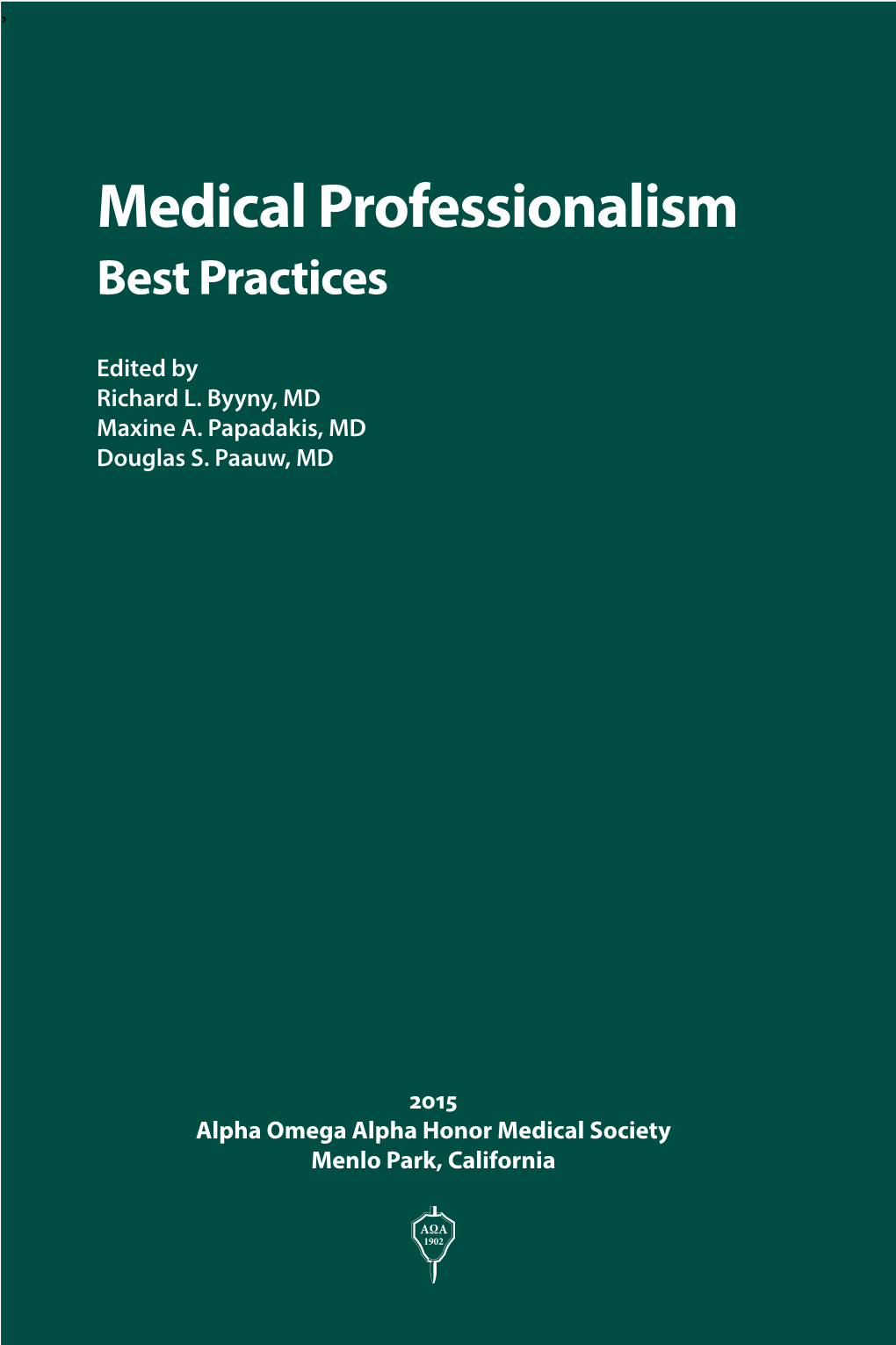 Professionalism Monograph.Indb