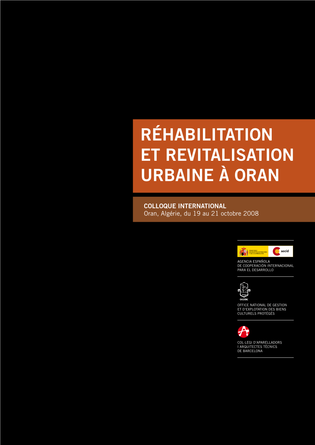 Réhabilitation Et Revitalisation Urbaine À ORAN