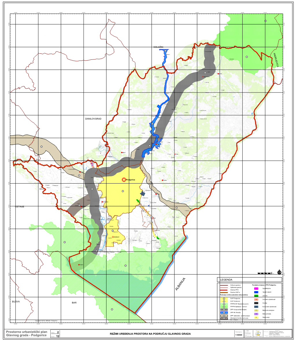 ALBANIJA Prostorno Urbanistički Plan Glavnog