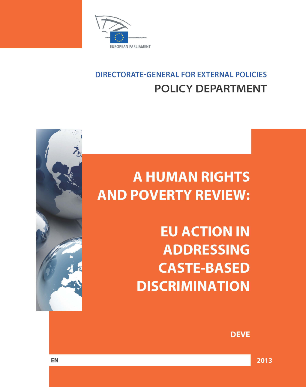 Human Rights and Poverty Review: Eu Action in Addressing Caste-Based Discrimination