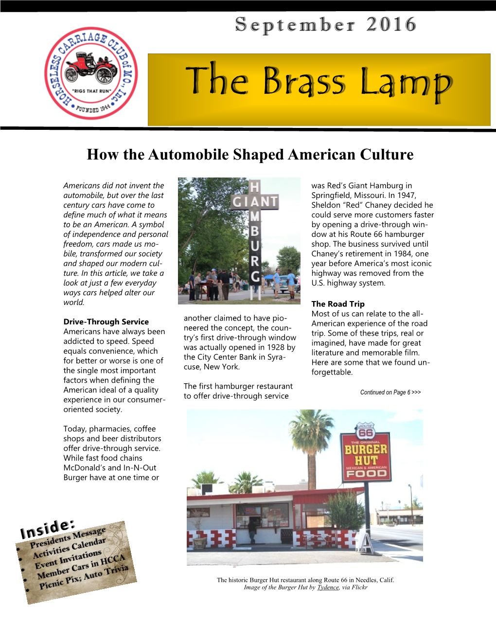 The Brass Lamp the Brass Lamp