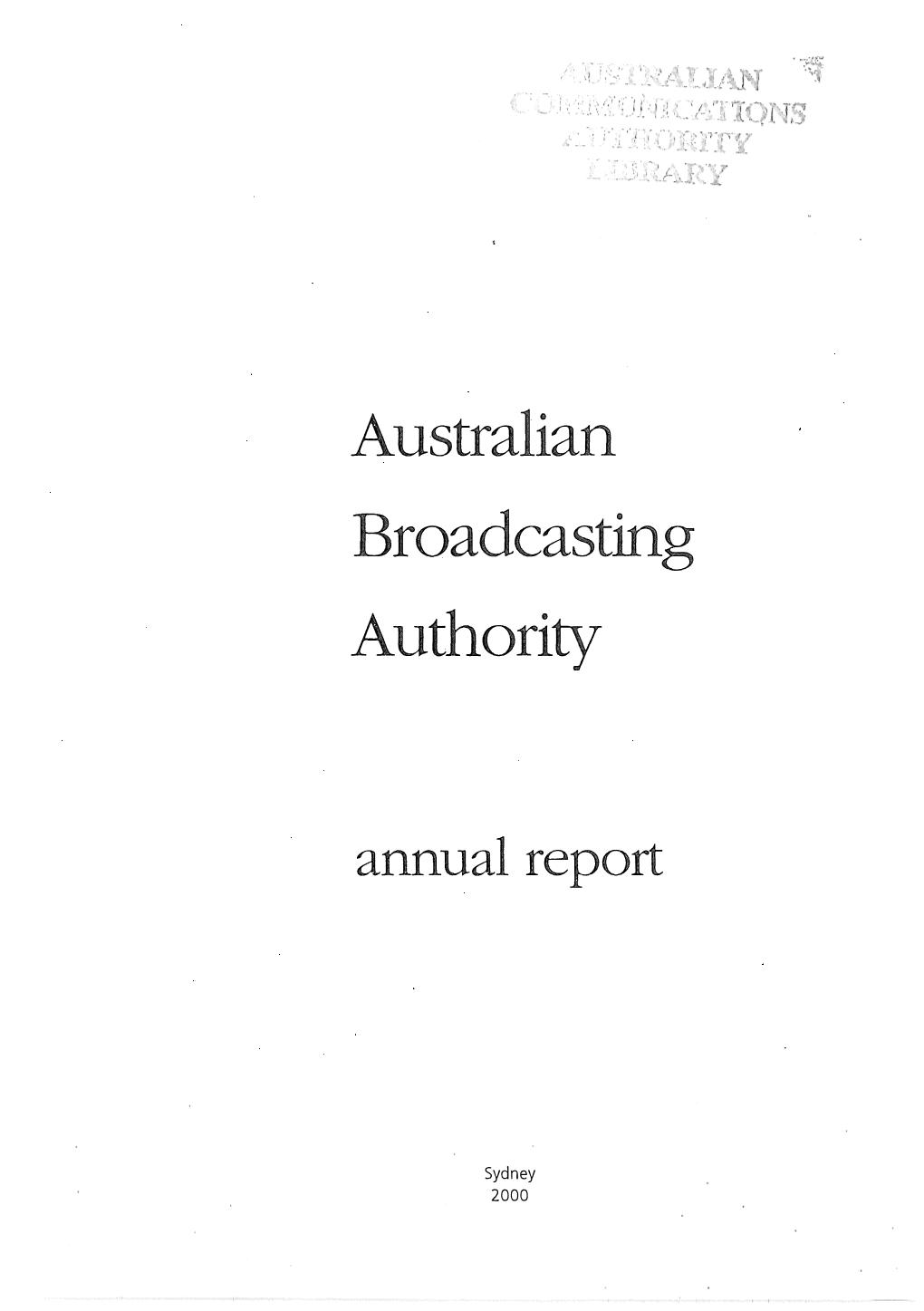 Australian Broadcasting Authority