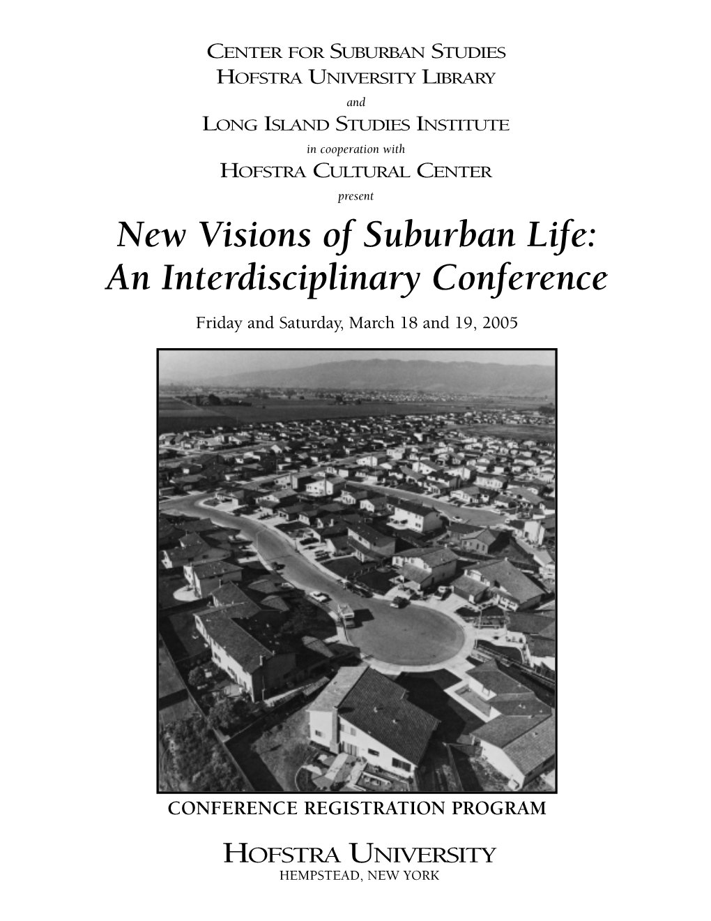 Center for Suburban Studies Hofstra University Library