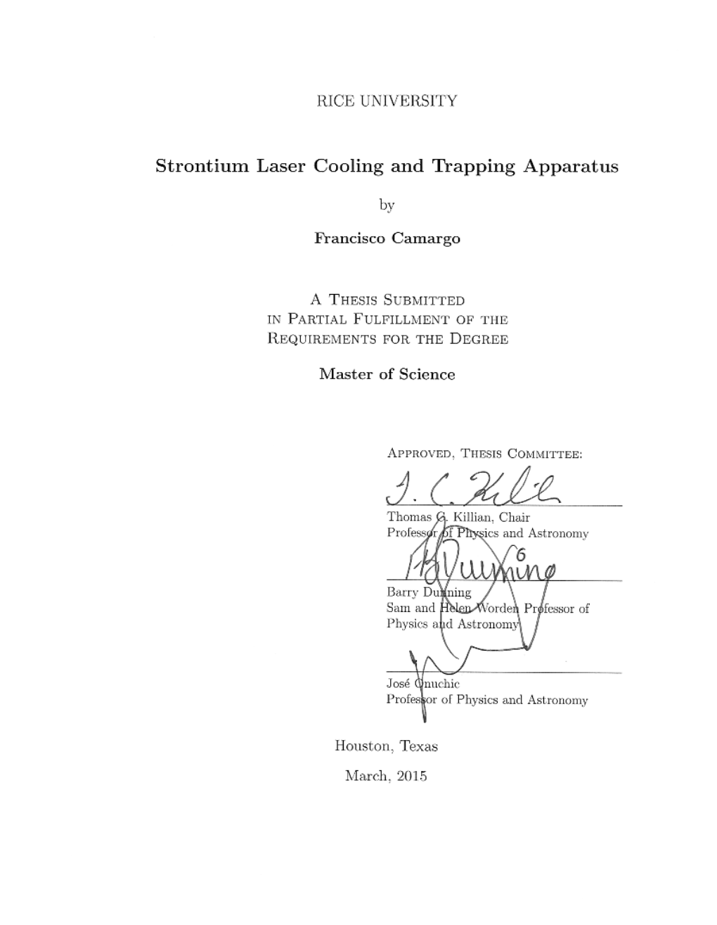 Strontium Laser Cooling and Trapping Apparatus