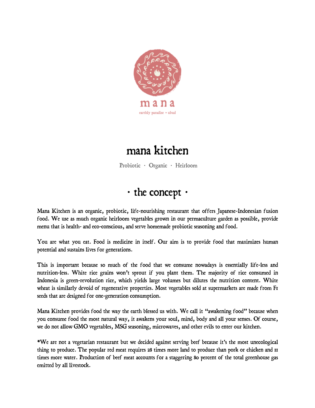 Mana Kitchen