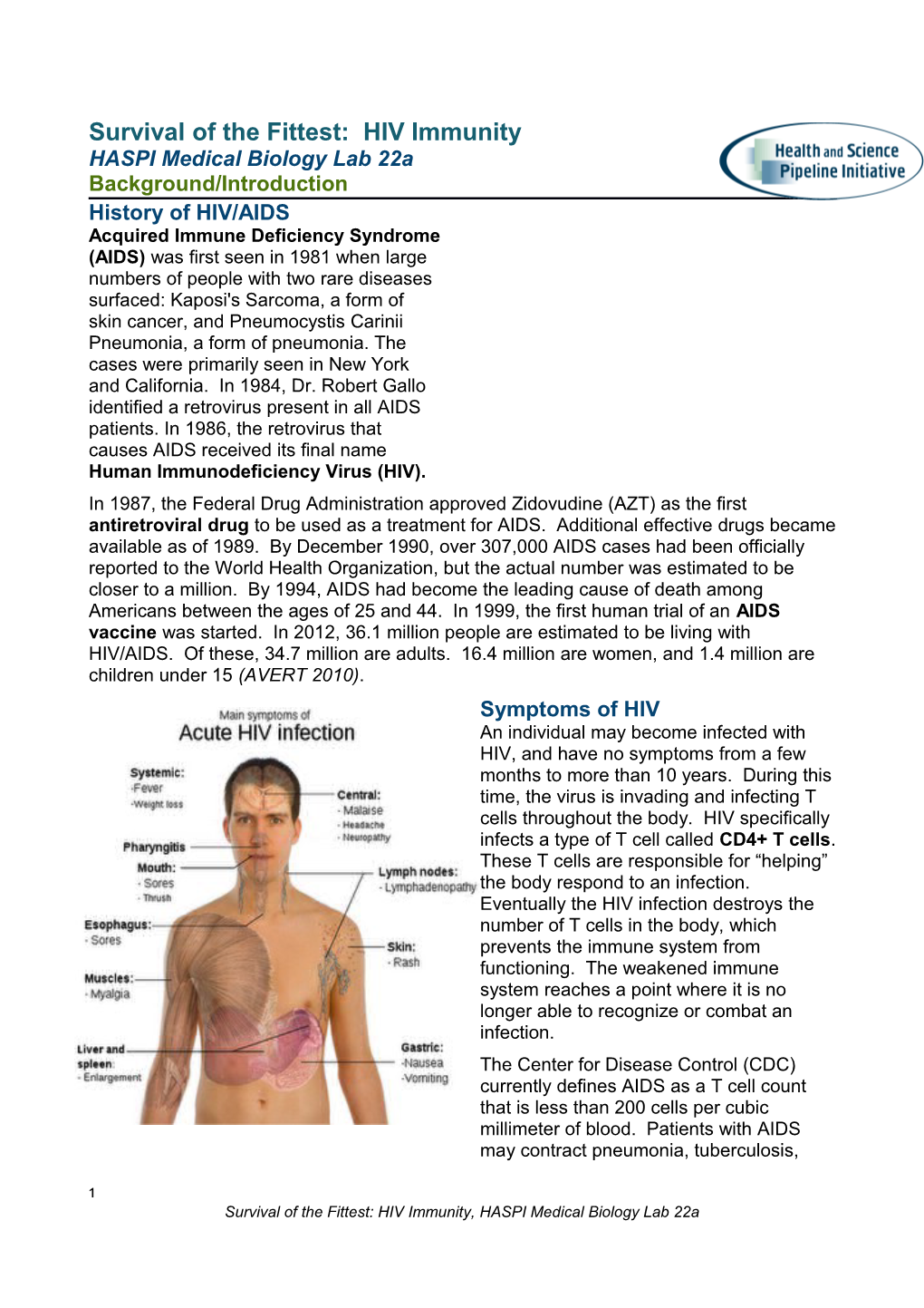 Survival of the Fittest: HIV Immunity