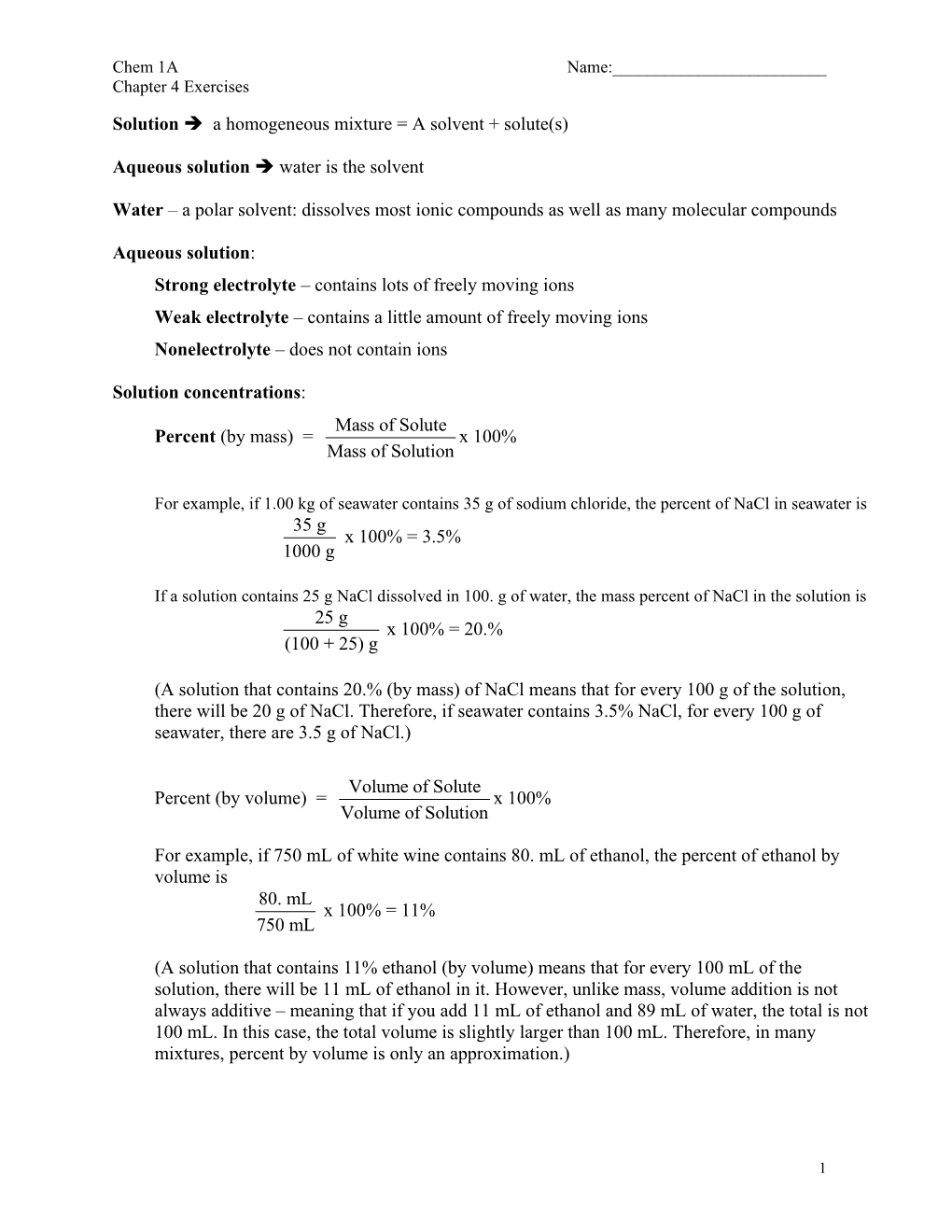 Aqueous Solution → Water Is the Solvent Water