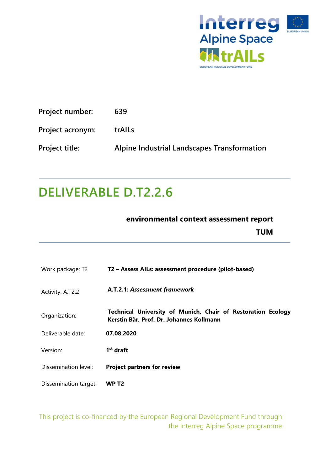 D.T2.2.6 Environmental Assessment Report Tržič 3.66 Mb