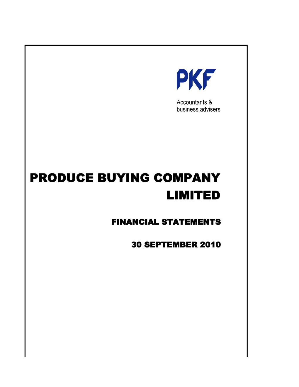 Produce Buying Company Limited