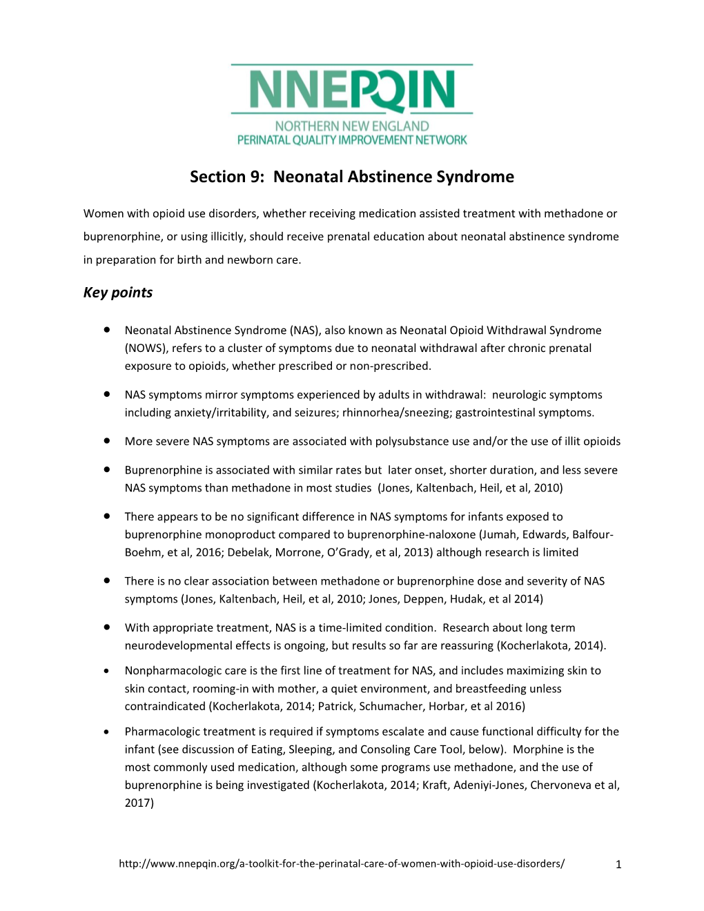 Neonatal Abstinence Syndrome