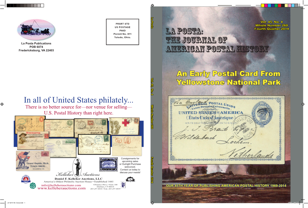 The Journal of American Postal History Vol