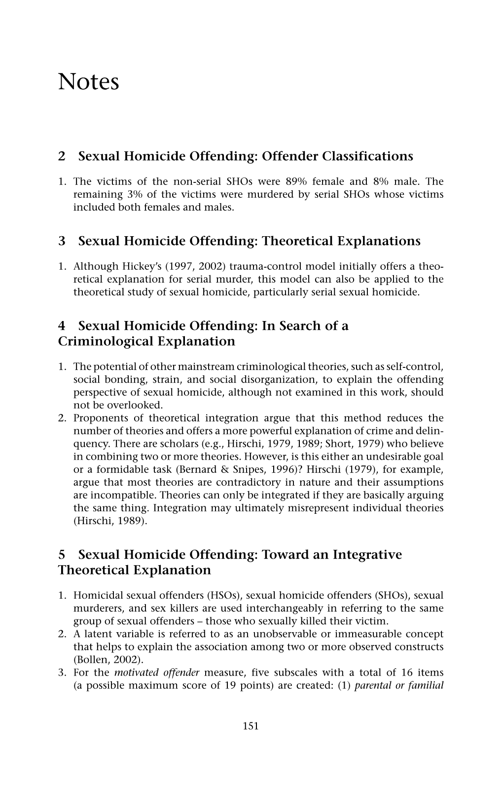 Theoretical Explanations 4 Sexual Homicide O