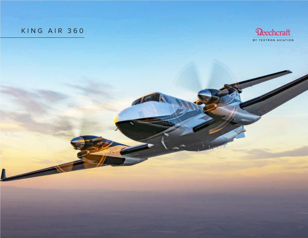 King Air 360 Your Business Heavy Lifter