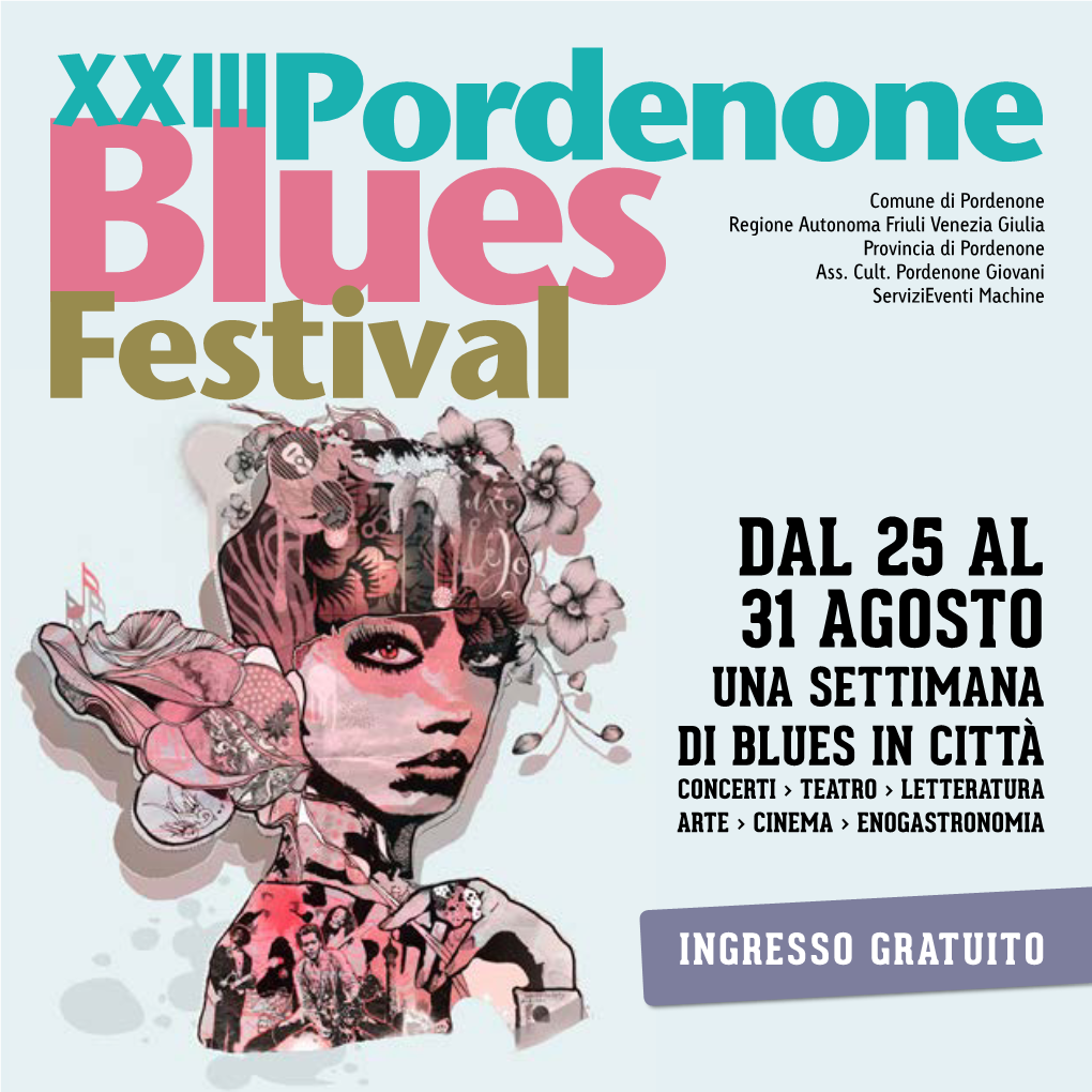 Dal 25 Al 31 Agosto Una Settimana Di Blues in Città Concerti › Teatro › Letteratura Arte › Cinema › Enogastronomia