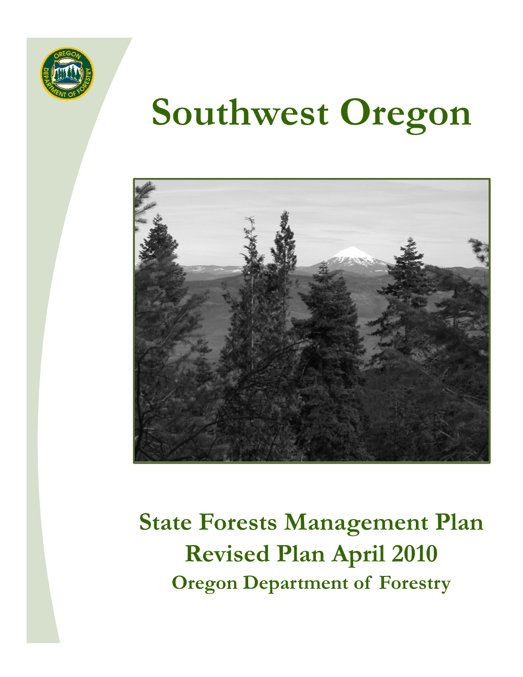 Southwest Oregon State Forest Management Plan