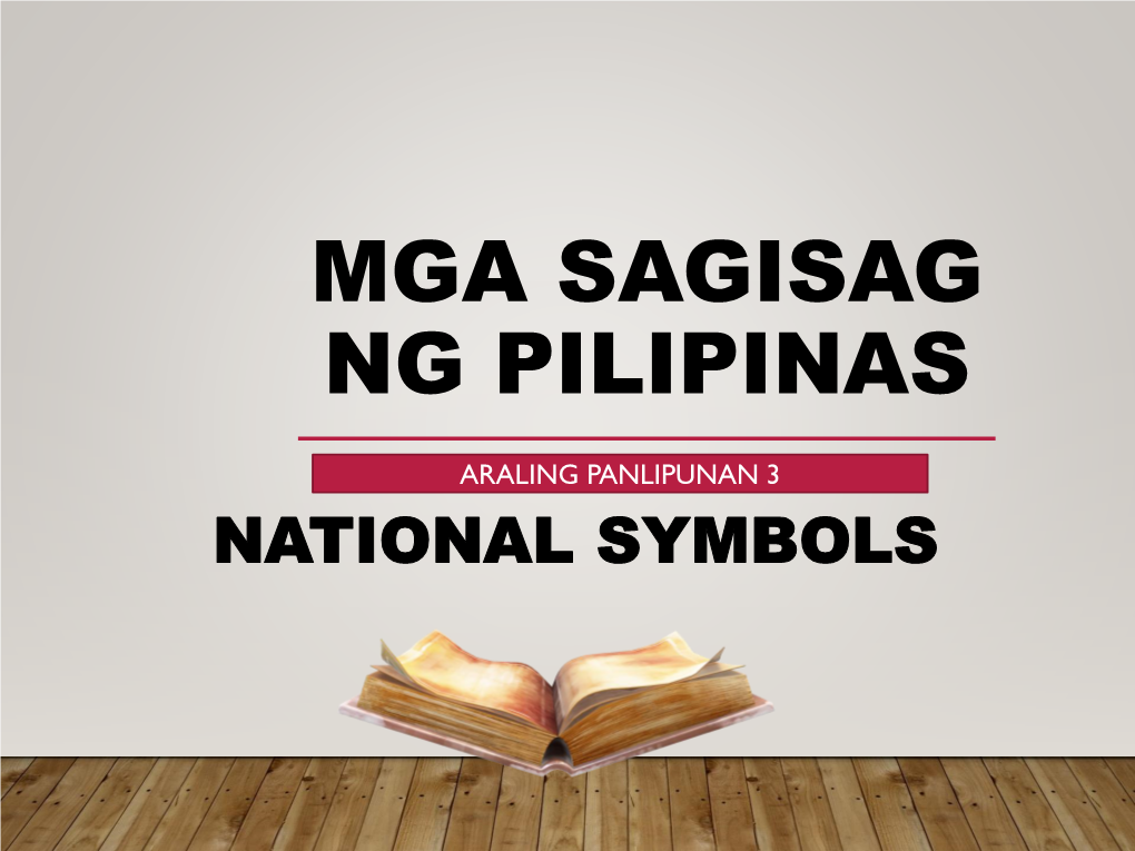 Mga Sagisag Ng Pilipinas