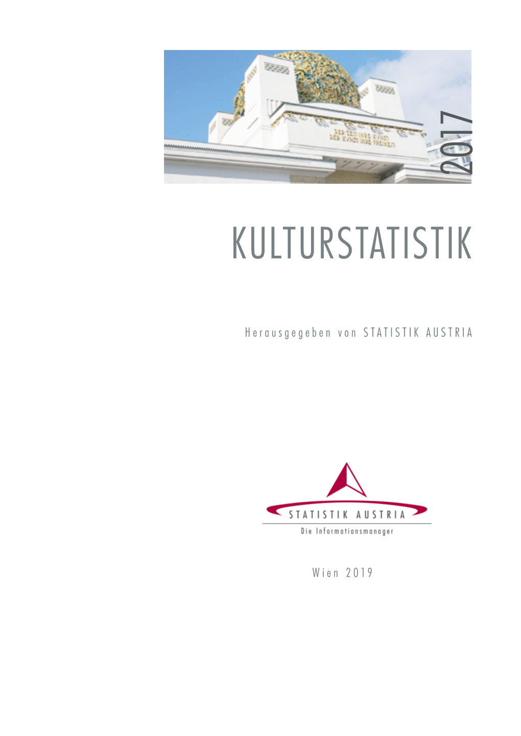 Kulturstatistik 2017 – Zusammenfassung