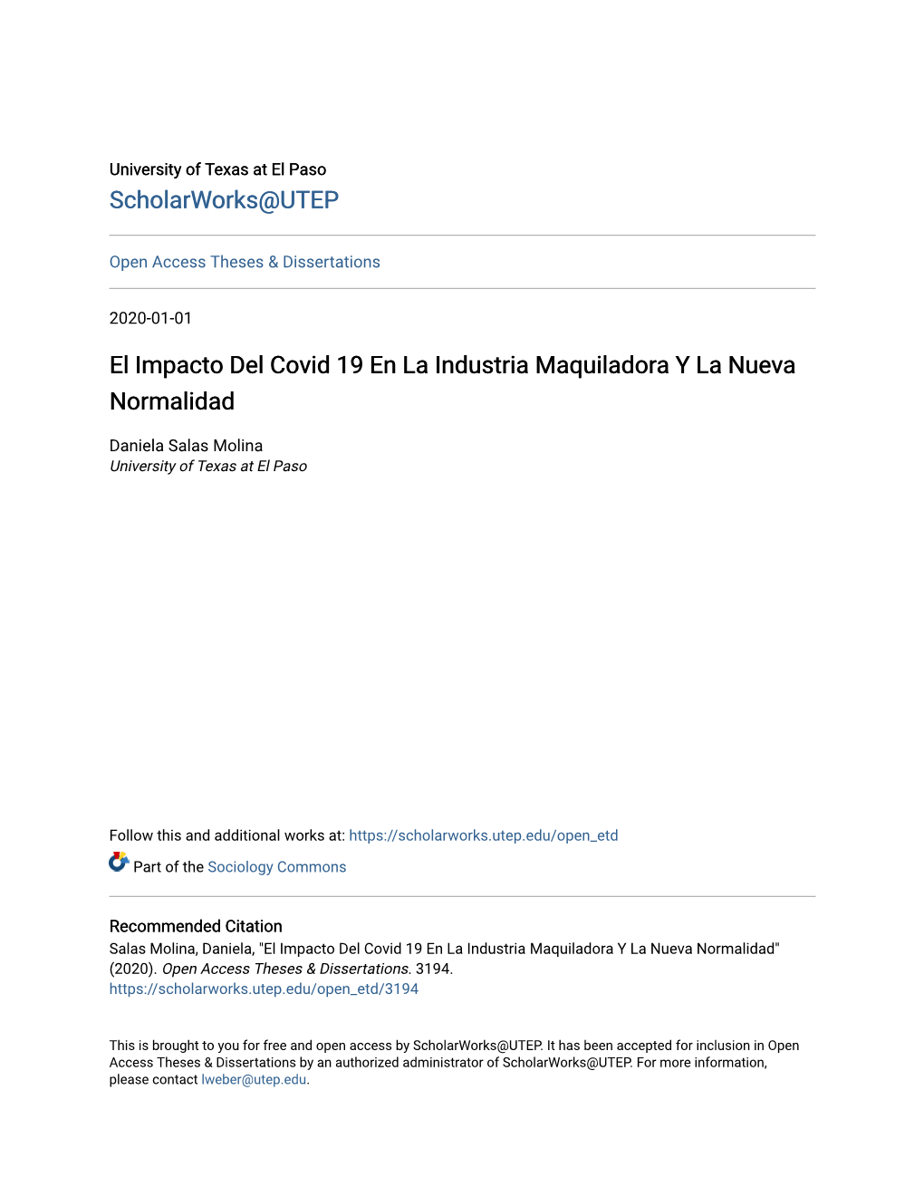 El Impacto Del Covid 19 En La Industria Maquiladora Y La Nueva Normalidad