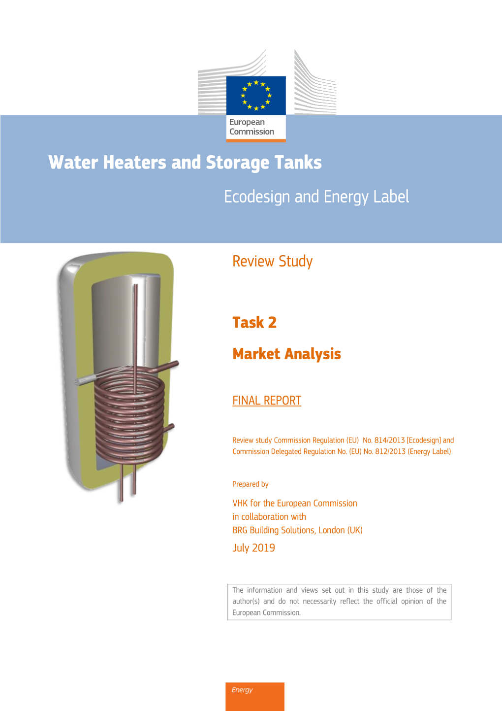 Water Heaters and Storage Tanks Ecodesign and Energy Label