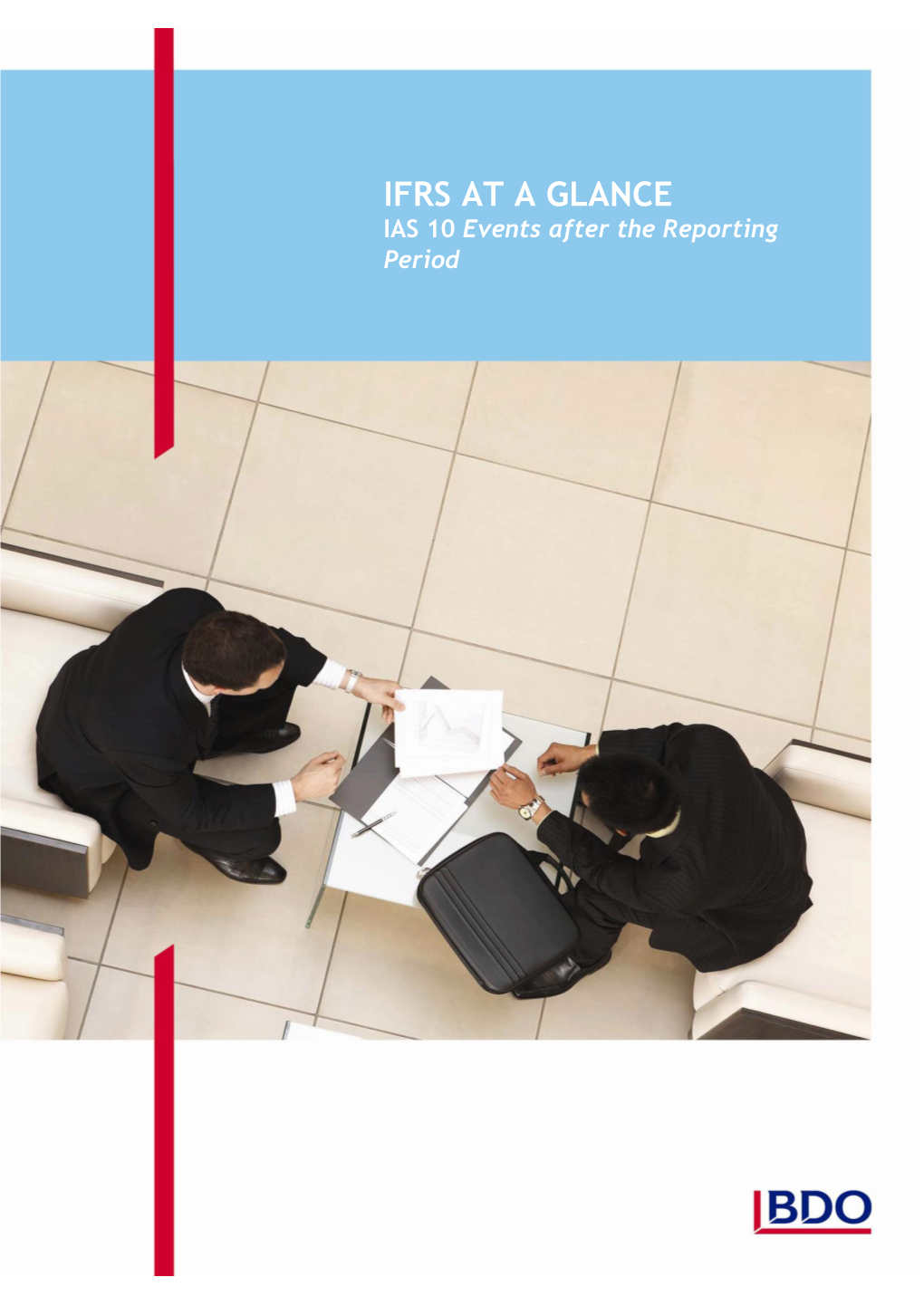 IFRS at a GLANCE IAS 10 Events After the Reporting Period