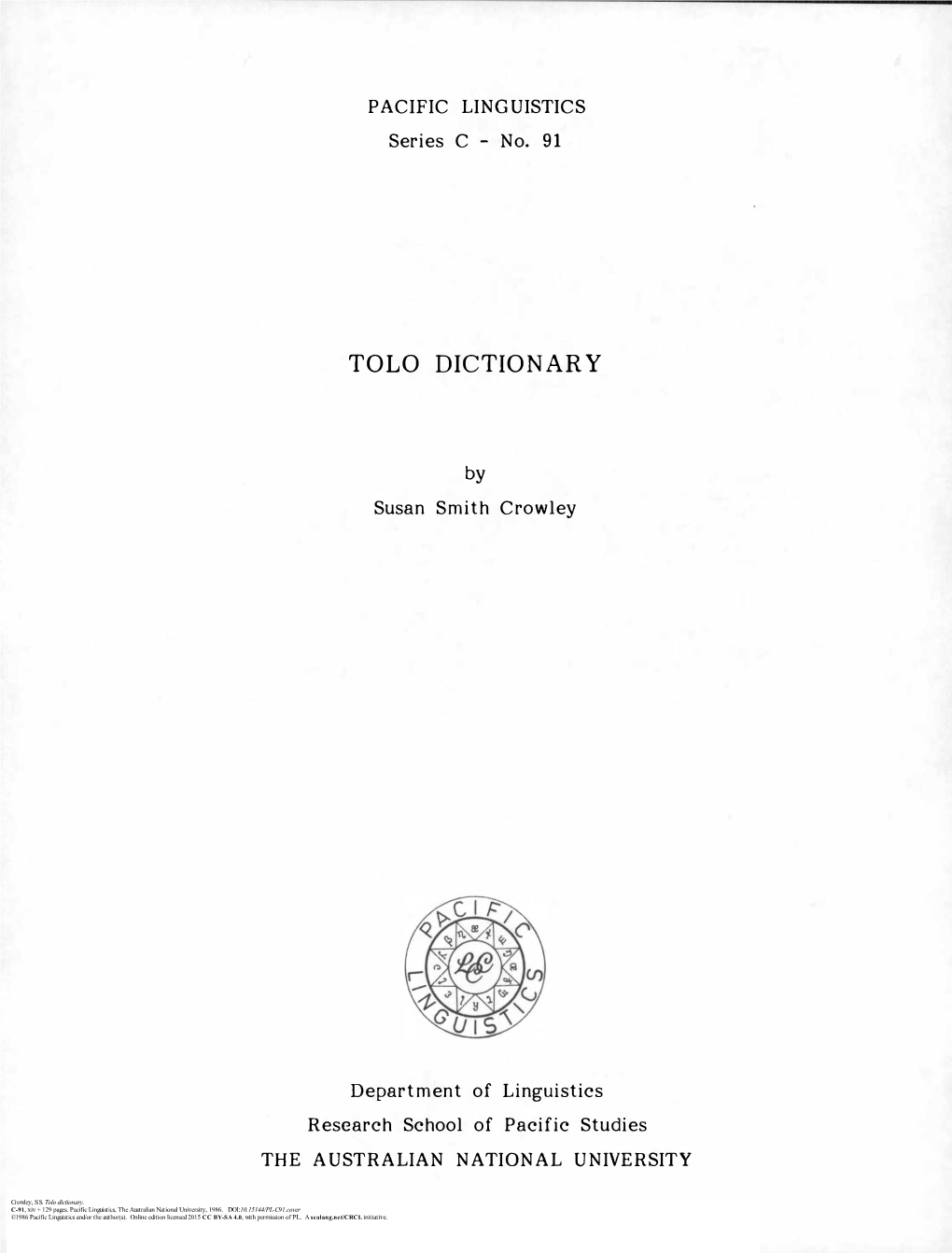 Tolo Dictionary