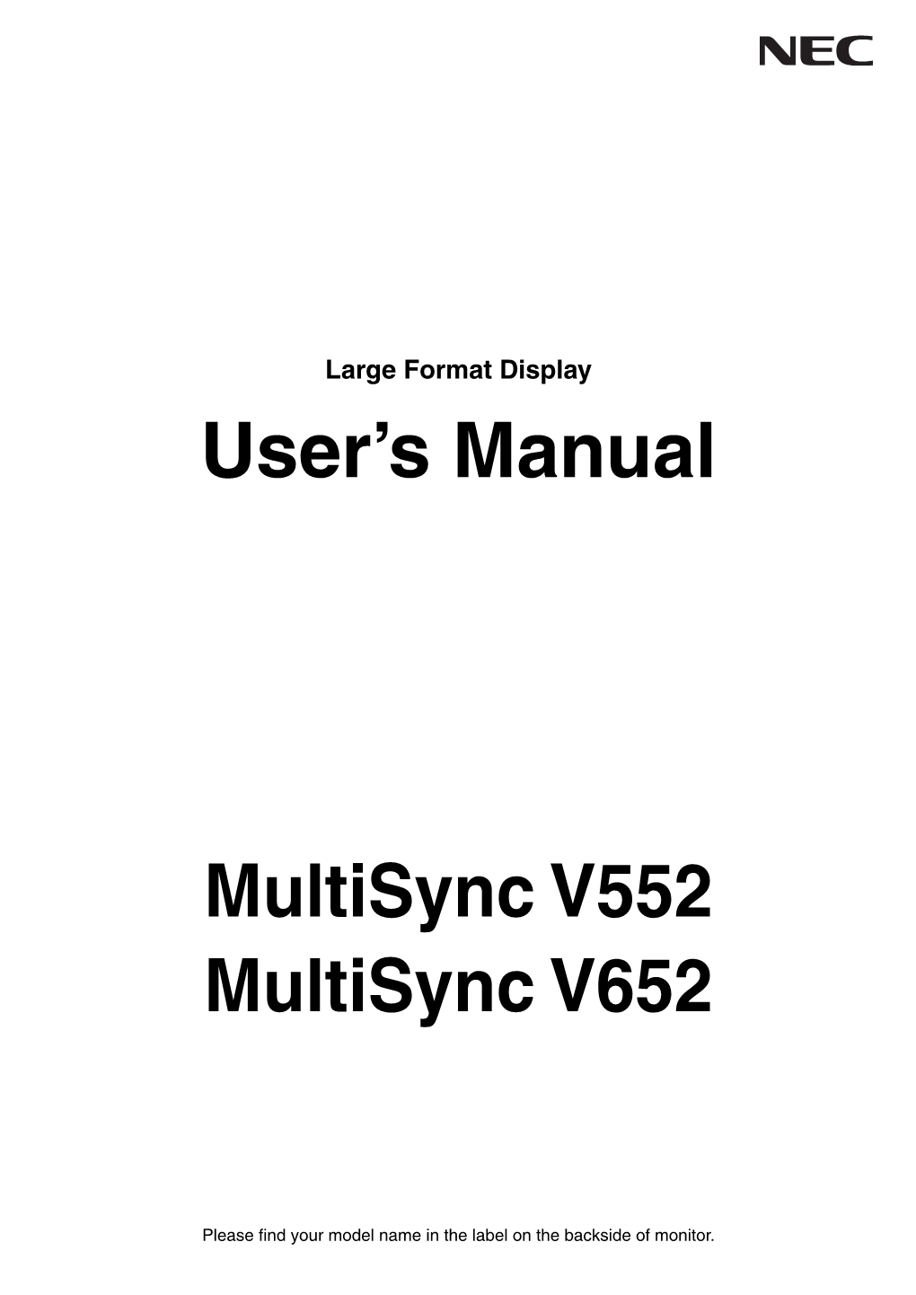 User's Manual