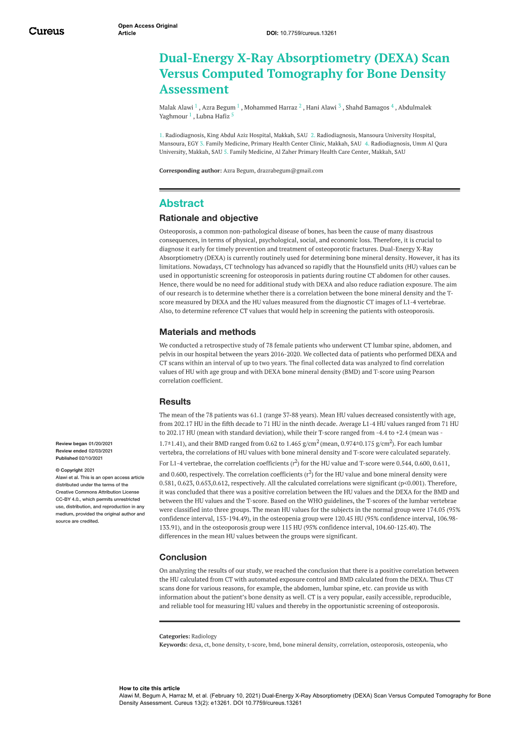 Scan Versus Computed Tomography for Bone Density Assessment