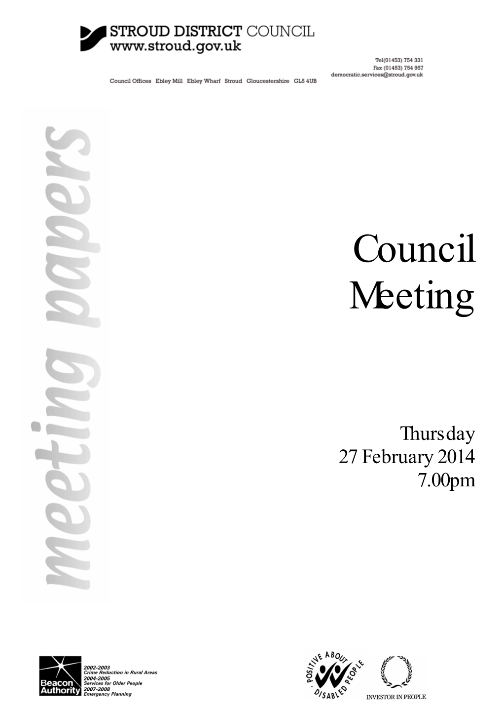 Council Meeting