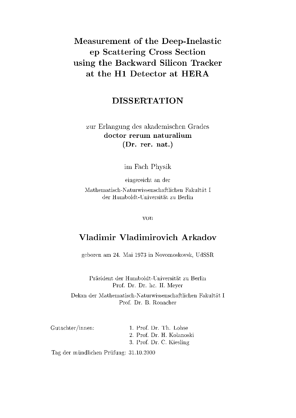 Measurement of the Deep-Inelastic Ep Scattering Cross Section Using The