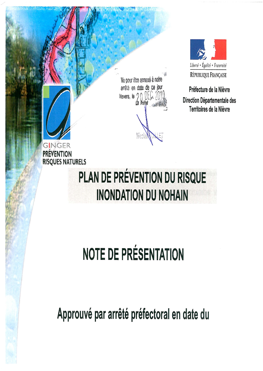 Plan De Prévention Des Risques Inondation Du Nohain