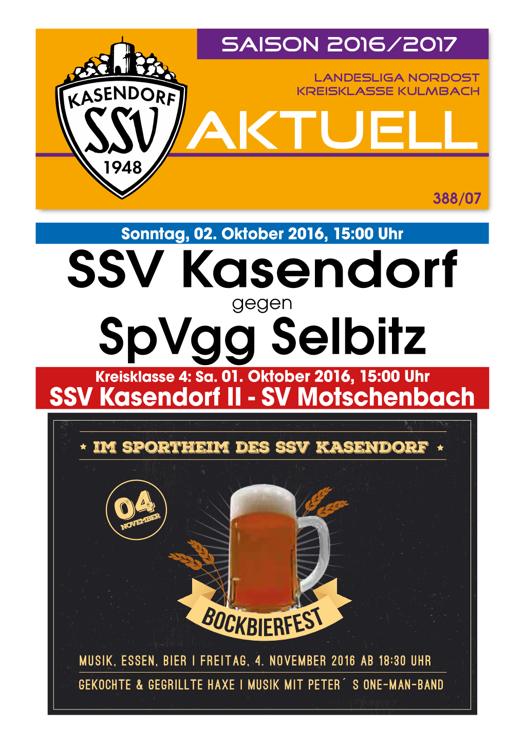 SSV Kasendorf Spvgg Selbitz