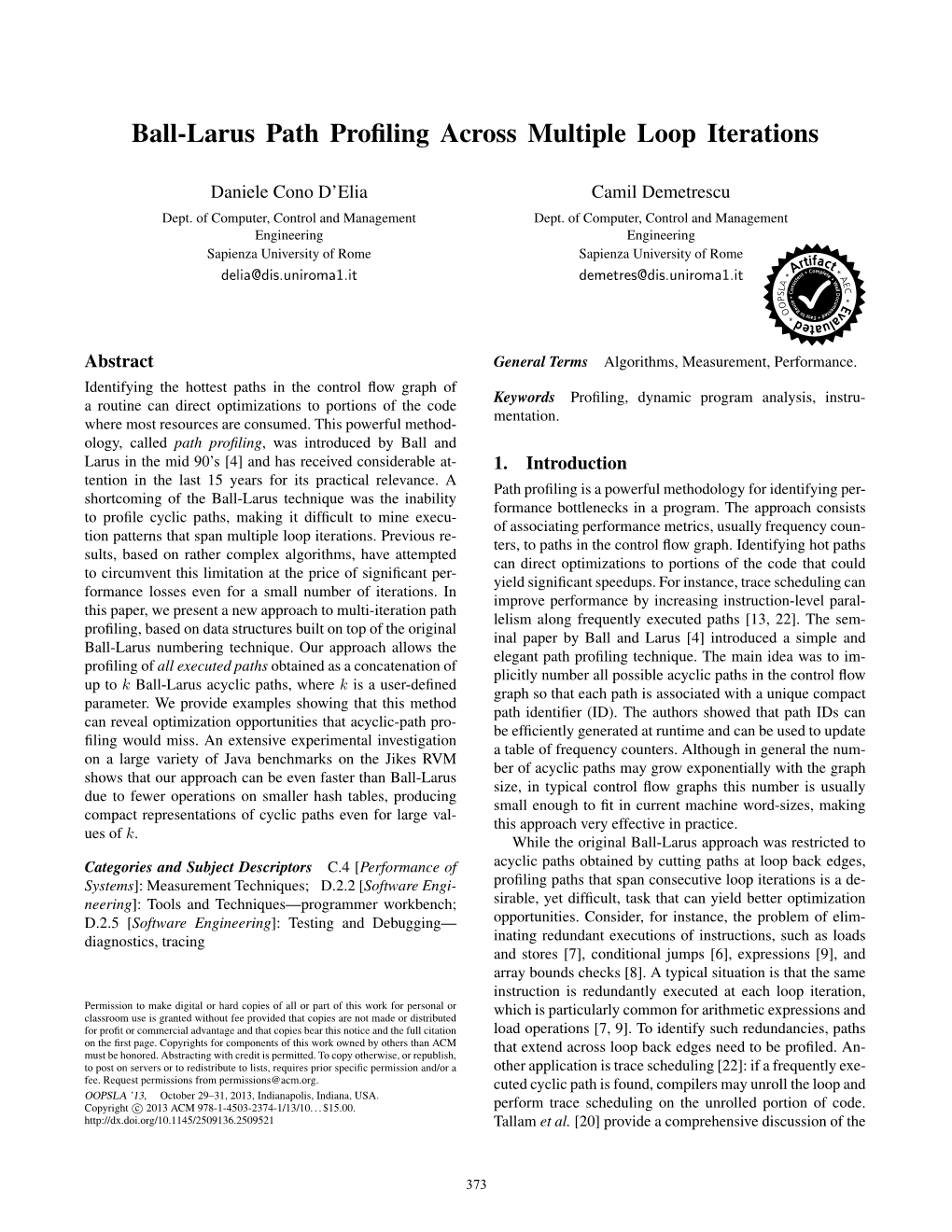 Ball-Larus Path Profiling Across Multiple Loop Iterations