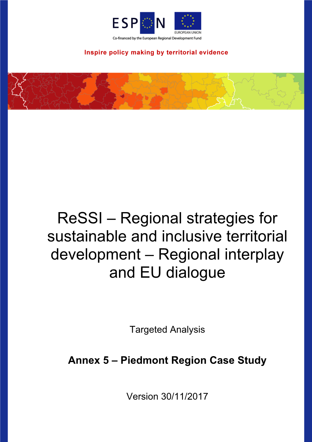 Piedmont Region Case Study