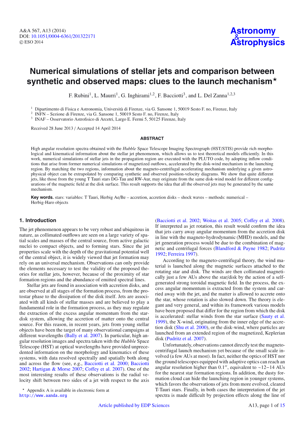 Numerical Simulations of Stellar Jets and Comparison Between Synthetic and Observed Maps: Clues to the Launch Mechanism
