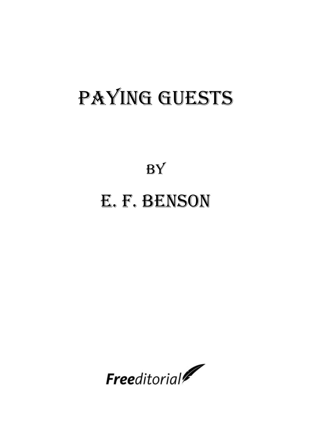 Paying Guests