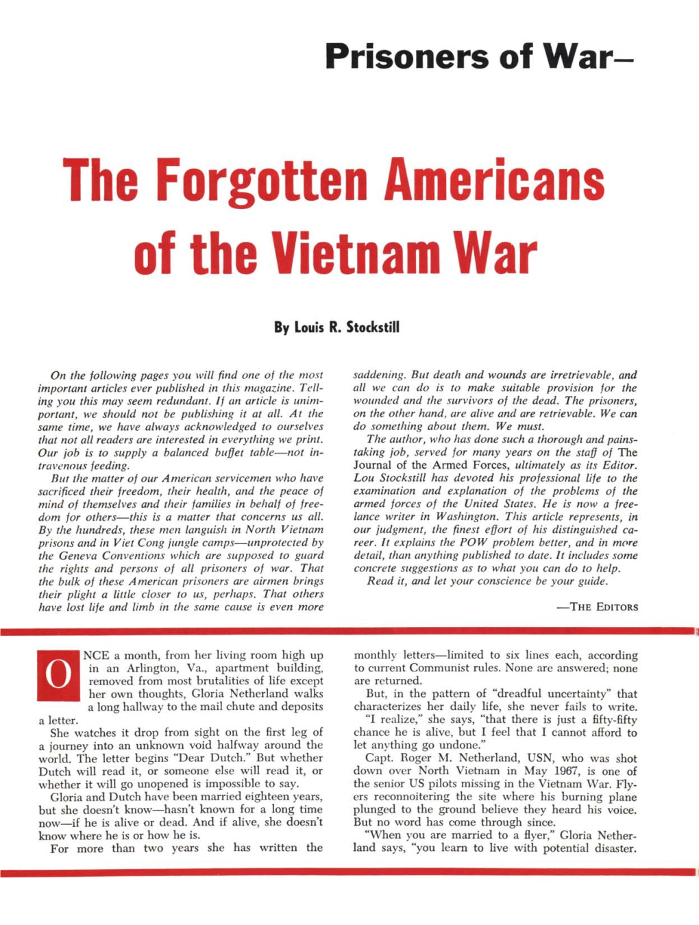 The Forgotten Americans of the Vietnam War