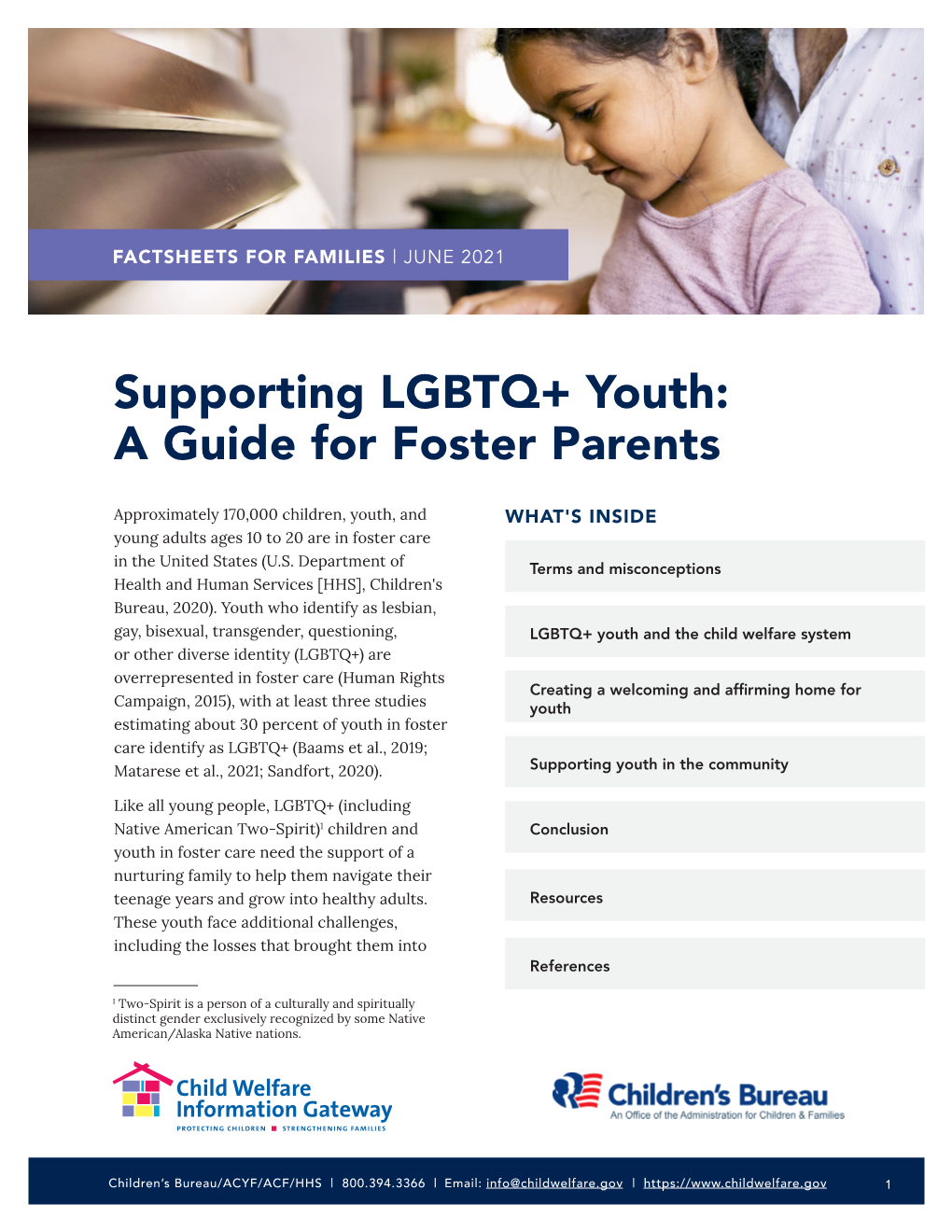 Supporting LGBTQ+ Youth: a Guide for Foster Parents